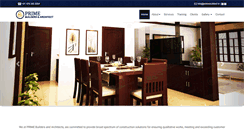 Desktop Screenshot of primearchitect.in