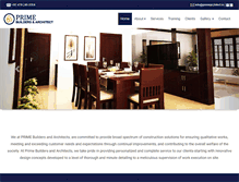 Tablet Screenshot of primearchitect.in